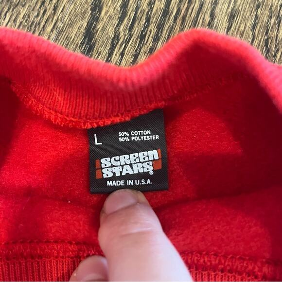 Vintage Red Golf Crewneck Men's Size Large Preppy Funny - Picture 4 of 5